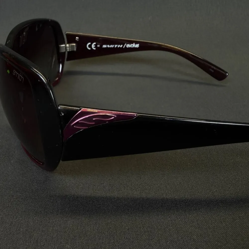 Smith Evolve 64 15 130 53 Hemline Black Violet Split Sunglasses ONLY FRAME